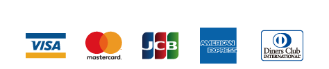 各種クレジットカードをご利用いただけます。 各種クレジットカードをご利用いただけます。